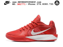 Giày bóng rổ cổ thấp Nike Sabrina 2 Đỏ Trắng indoor outdoor chuẩn replica 1:1 best batch như real chính hãng giá rẻ tốt nhất tại NeverStop Sneaker Shop HCM
