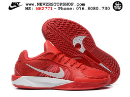 Giày bóng rổ cổ thấp Nike Sabrina 2 Đỏ Trắng indoor outdoor chuẩn replica 1:1 best batch như real chính hãng giá rẻ tốt nhất tại NeverStop Sneaker Shop HCM