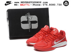 Giày bóng rổ cổ thấp Nike Sabrina 2 Đỏ Trắng indoor outdoor chuẩn replica 1:1 best batch như real chính hãng giá rẻ tốt nhất tại NeverStop Sneaker Shop HCM