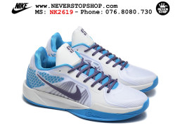 Giày bóng rổ cổ thấp Nike Sabrina 2 Trắng Xanh Dương indoor outdoor chuẩn replica 1:1 best batch như real chính hãng giá rẻ tốt nhất tại NeverStop Sneaker Shop HCM