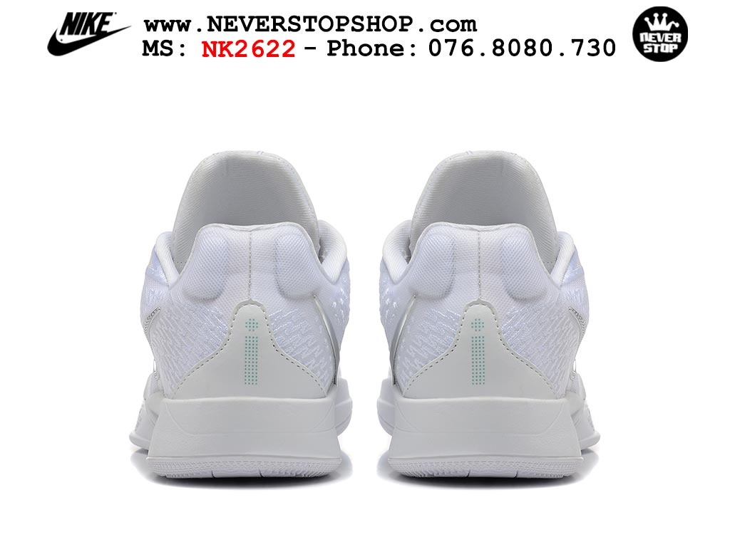 Giày bóng rổ cổ thấp Nike Sabrina 2 Trắng Xám indoor outdoor chuẩn replica 1:1 best batch như real chính hãng giá rẻ tốt nhất tại NeverStop Sneaker Shop HCM