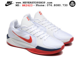 Giày bóng rổ cổ thấp Nike Sabrina 2 Trắng Đỏ indoor outdoor chuẩn replica 1:1 best batch như real chính hãng giá rẻ tốt nhất tại NeverStop Sneaker Shop HCM