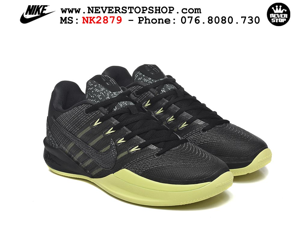 Giày bóng rổ outdoor Nike Sabrina 3 Đen Vàng cổ thấp mẫu mới, nhẹ êm thoáng khí đế XDR chống mòn bám rít sân NeverStopShop.com Giày thể thao Nike Sabrina 3 Đen Vàng nam nữ bản siêu cấp rep 1:1 chuẩn real chính hãng authentic giá rẻ tốt nhất tại NeverStopShop.com