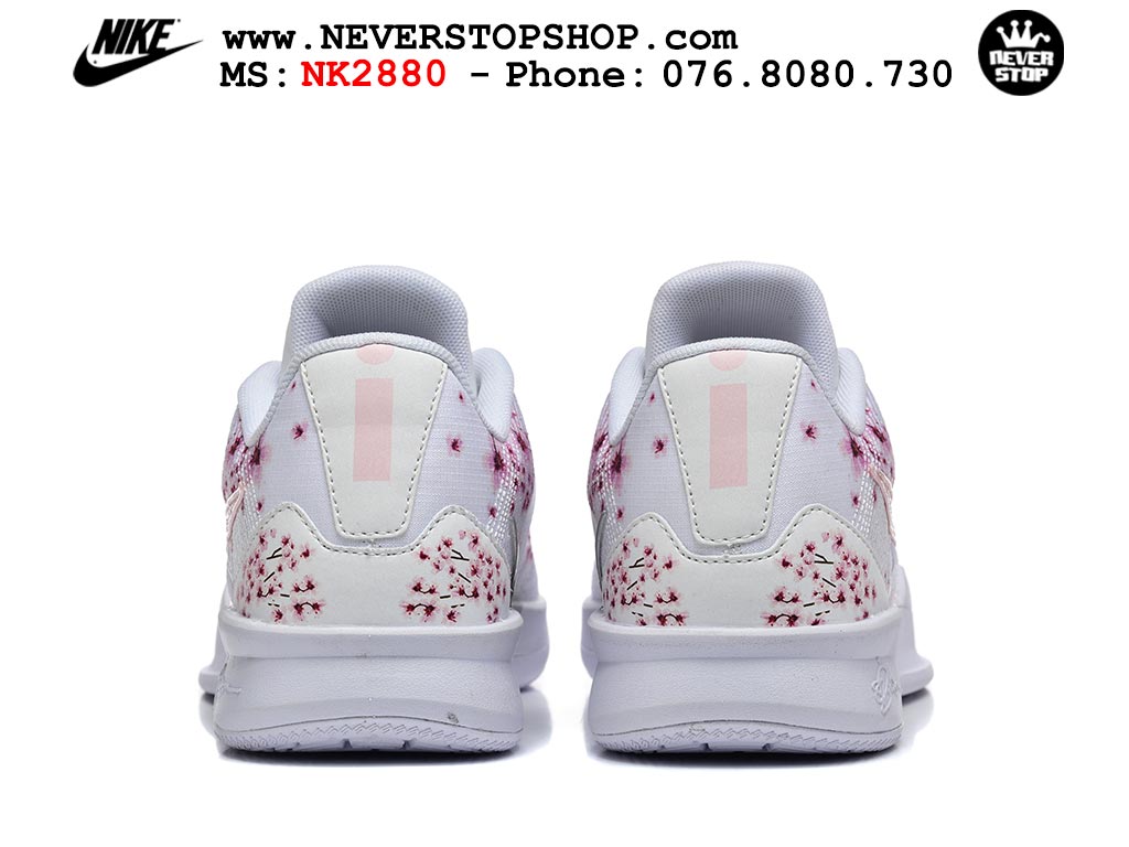 Giày bóng rổ outdoor Nike Sabrina 3 Trắng Hồng cổ thấp mẫu mới, nhẹ êm thoáng khí đế XDR chống mòn bám rít sân NeverStopShop.com Giày thể thao Nike Sabrina 3 Trắng Hồng nam nữ bản siêu cấp rep 1:1 chuẩn real chính hãng authentic giá rẻ tốt nhất tại NeverStopShop.com