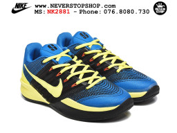 Giày bóng rổ outdoor Nike Sabrina 3 Xanh Dương Vàng cổ thấp mẫu mới, nhẹ êm thoáng khí đế XDR chống mòn bám rít sân NeverStopShop.com Giày thể thao Nike Sabrina 3 Xanh Dương Vàng nam nữ bản siêu cấp rep 1:1 chuẩn real chính hãng authentic giá rẻ tốt nhất tại NeverStopShop.com