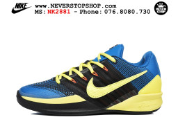 Giày bóng rổ outdoor Nike Sabrina 3 Xanh Dương Vàng cổ thấp mẫu mới, nhẹ êm thoáng khí đế XDR chống mòn bám rít sân NeverStopShop.com Giày thể thao Nike Sabrina 3 Xanh Dương Vàng nam nữ bản siêu cấp rep 1:1 chuẩn real chính hãng authentic giá rẻ tốt nhất tại NeverStopShop.com