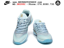 Giày bóng rổ outdoor Nike Sabrina 3 Xanh Da Trời Vàng cổ thấp mẫu mới, nhẹ êm thoáng khí đế XDR chống mòn bám rít sân NeverStopShop.com Giày thể thao Nike Sabrina 3 Xanh Da Trời Vàng nam nữ bản siêu cấp rep 1:1 chuẩn real chính hãng authentic giá rẻ tốt nhất tại NeverStopShop.com