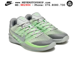 Giày bóng rổ outdoor Nike Sabrina 3 Xám Xanh Lá cổ thấp mẫu mới, nhẹ êm thoáng khí đế XDR chống mòn bám rít sân NeverStopShop.com Giày thể thao Nike Sabrina 3 Xám Xanh Lá nam nữ bản siêu cấp rep 1:1 chuẩn real chính hãng authentic giá rẻ tốt nhất tại NeverStopShop.com