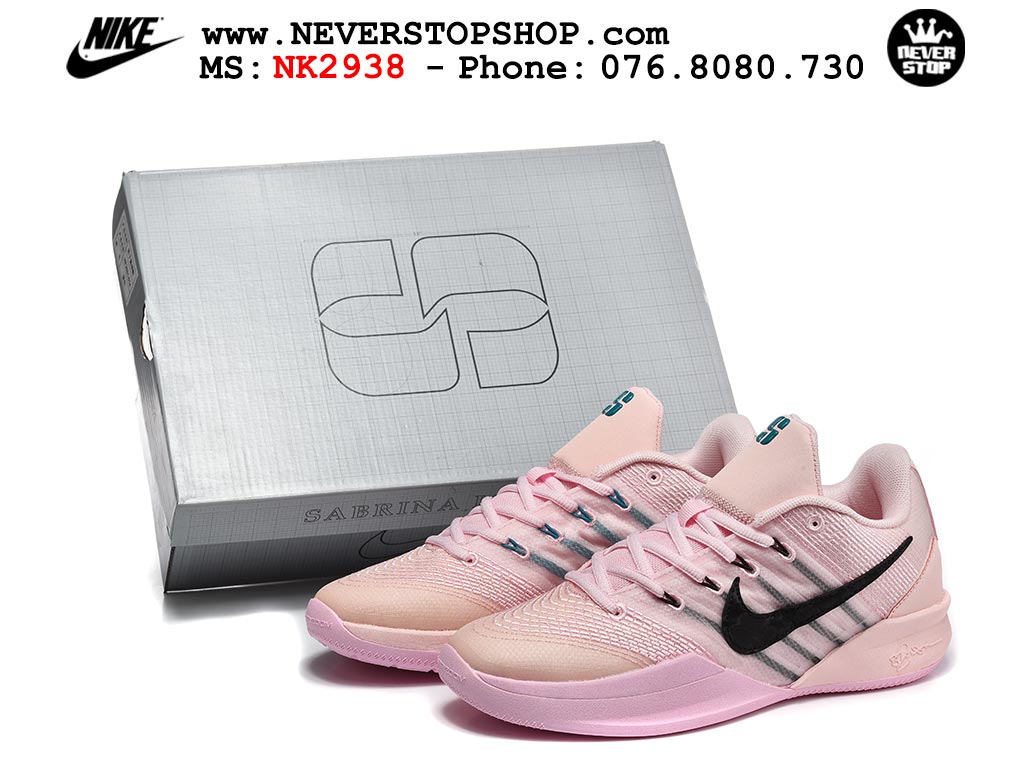 Giày thể thao Nike Sabrina 3 Hồng Đen nam nữ bản siêu cấp rep 1:1 chuẩn real chính hãng authentic giá rẻ tốt nhất tại NeverStopShop.com