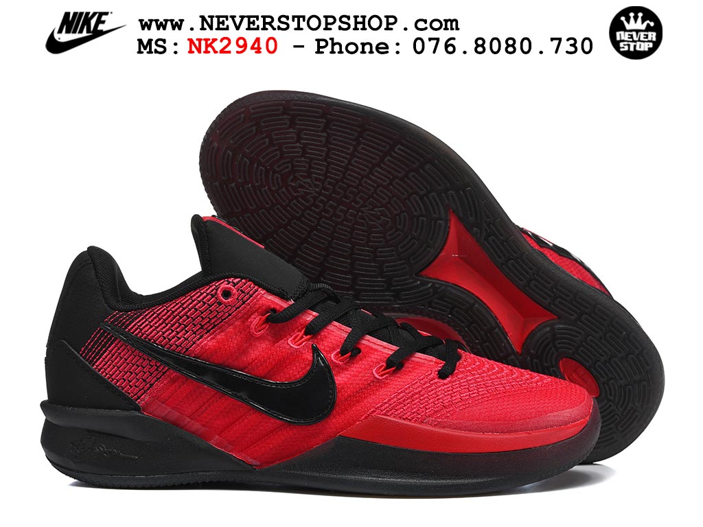 Giày thể thao Nike Sabrina 3 Đỏ Đen nam nữ bản siêu cấp rep 1:1 chuẩn real chính hãng authentic giá rẻ tốt nhất tại NeverStopShop.com