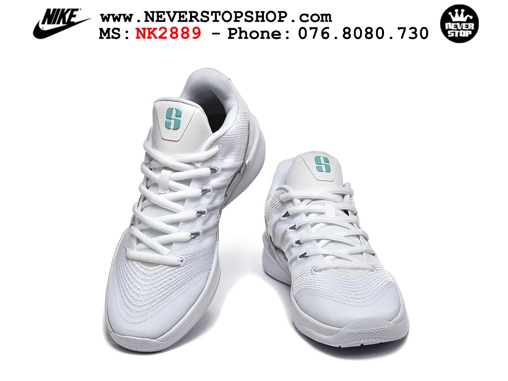 Giày bóng rổ outdoor Nike Sabrina 3 Trắng Xám cổ thấp mẫu mới, nhẹ êm thoáng khí đế XDR chống mòn bám rít sân NeverStopShop.com Giày thể thao Nike Sabrina 3 Trắng Xám nam nữ bản siêu cấp rep 1:1 chuẩn real chính hãng authentic giá rẻ tốt nhất tại NeverStopShop.com