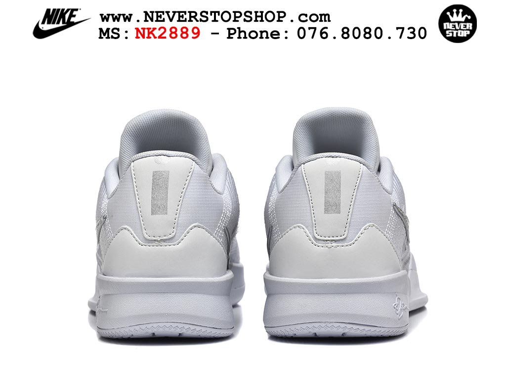 Giày bóng rổ outdoor Nike Sabrina 3 Trắng Xám cổ thấp mẫu mới, nhẹ êm thoáng khí đế XDR chống mòn bám rít sân NeverStopShop.com Giày thể thao Nike Sabrina 3 Trắng Xám nam nữ bản siêu cấp rep 1:1 chuẩn real chính hãng authentic giá rẻ tốt nhất tại NeverStopShop.com