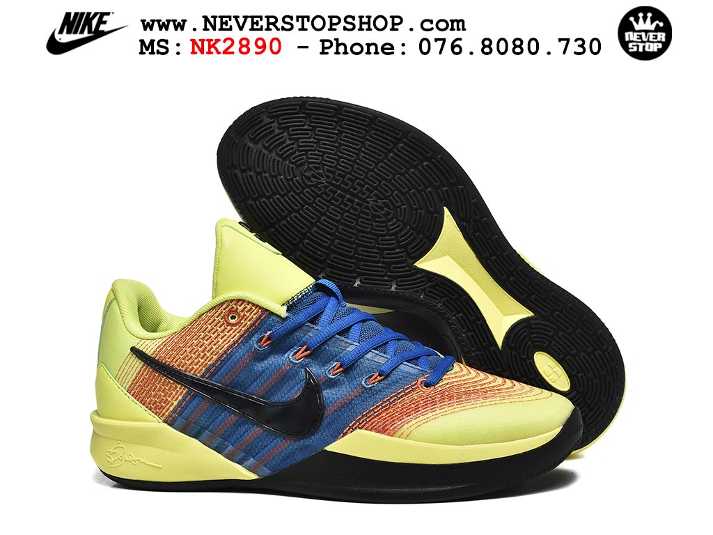 Giày thể thao Nike Sabrina 3 Vàng Xanh Dương nam nữ bản siêu cấp rep 1:1 chuẩn real chính hãng authentic giá rẻ tốt nhất tại NeverStopShop.com