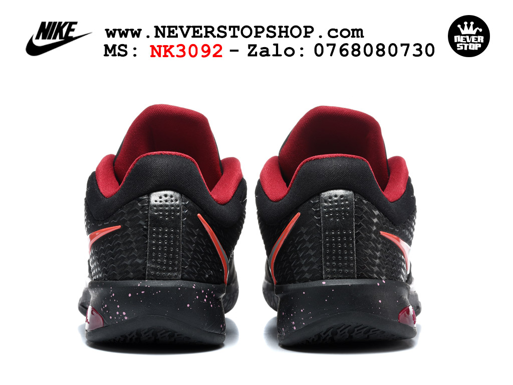 Giày thể thao pickleball Nike Sabrina 4 Đen Đỏ nam nữ êm chân thoáng khí giá rẻ tốt nhất tại NeverStopShop.com