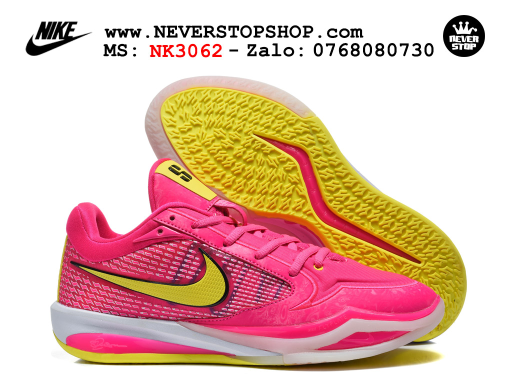 Giày thể thao pickleball Nike Sabrina 4 Hồng Vàng nam nữ êm chân thoáng khí giá rẻ tốt nhất tại NeverStopShop.com