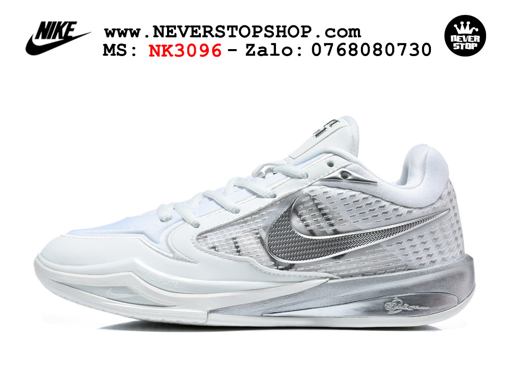 Giày thể thao pickleball Nike Sabrina 4 Trắng Xám Bạc nam nữ êm chân thoáng khí giá rẻ tốt nhất tại NeverStopShop.com