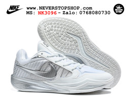 Giày thể thao pickleball Nike Sabrina 4 Trắng Xám Bạc nam nữ êm chân thoáng khí giá rẻ tốt nhất tại NeverStopShop.com