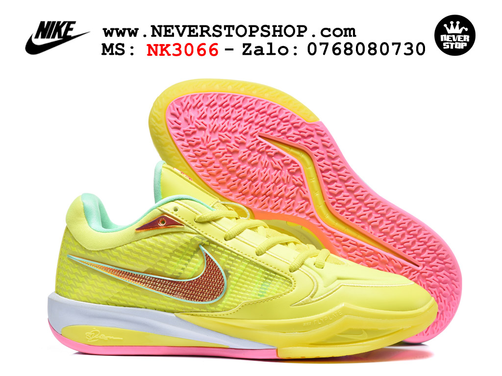 Giày thể thao pickleball Nike Sabrina 4 Vàng nam nữ êm chân thoáng khí giá rẻ tốt nhất tại NeverStopShop.com