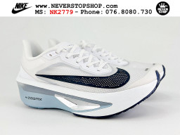 Giày chạy bộ nam nữ Nike Zoom Fly 6 Trắng Xanh Navy chuyên chơi thể thao replica 1:1 best quality real giá rẻ tốt nhất tại NeverStopShop HCM