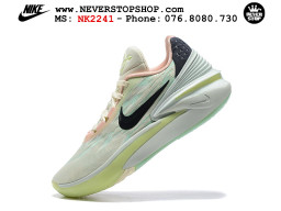 Giày bóng rổ cổ thấp Zoom GT Cut 2 Xanh Lá Trắng chuyên indoor outdoor replica 1:1 real chính hãng giá rẻ tốt nhất tại NeverStop Sneaker Shop Hồ Chí Minh