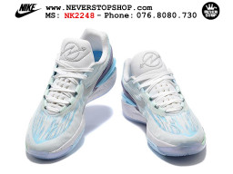 Giày bóng rổ cổ thấp Zoom GT Cut 2 Trắng Tím chuyên indoor outdoor replica 1:1 real chính hãng giá rẻ tốt nhất tại NeverStop Sneaker Shop Hồ Chí Minh