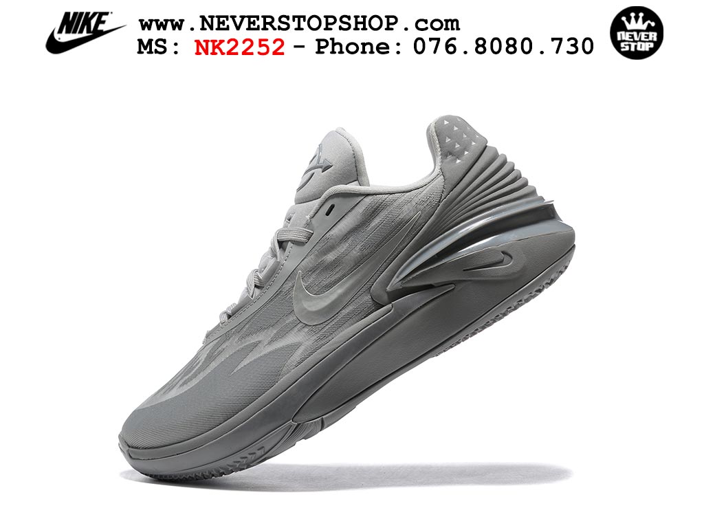 Giày bóng rổ cổ thấp Zoom GT Cut 2 Xám chuyên indoor outdoor replica 1:1 real chính hãng giá rẻ tốt nhất tại NeverStop Sneaker Shop Hồ Chí Minh