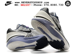 Giày bóng rổ cổ thấp Zoom GT Cut 2 Xanh Dương Tím chuyên indoor outdoor replica 1:1 real chính hãng giá rẻ tốt nhất tại NeverStop Sneaker Shop Hồ Chí Minh