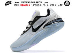 Giày bóng rổ cổ thấp Zoom GT Cut 2 Trắng Xanh Dương chuyên indoor outdoor replica 1:1 real chính hãng giá rẻ tốt nhất tại NeverStop Sneaker Shop Hồ Chí Minh
