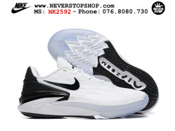 Giày bóng rổ cổ thấp Zoom GT Cut 2 Trắng Đen chuyên indoor outdoor replica 1:1 real chính hãng giá rẻ tốt nhất tại NeverStop Sneaker Shop Hồ Chí Minh