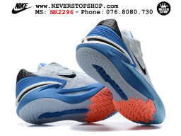Giày bóng rổ cổ thấp Zoom GT Cut 2 Trắng Xanh Dương chuyên indoor outdoor replica 1:1 real chính hãng giá rẻ tốt nhất tại NeverStop Sneaker Shop Hồ Chí Minh
