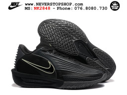 Giày bóng rổ cổ thấp Nike Zoom GT Cut 3 Turbo Đen Trắng chuyên indoor outdoor replica 1:1 real chính hãng giá rẻ tốt nhất tại NeverStop Sneaker Shop Hồ Chí Minh