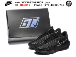 Giày bóng rổ cổ thấp Nike Zoom GT Cut 3 Turbo Đen Trắng chuyên indoor outdoor replica 1:1 real chính hãng giá rẻ tốt nhất tại NeverStop Sneaker Shop Hồ Chí Minh