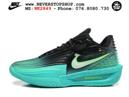 Giày bóng rổ cổ thấp Nike Zoom GT Cut 3 Turbo Đen Xanh Ngọc chuyên indoor outdoor replica 1:1 real chính hãng giá rẻ tốt nhất tại NeverStop Sneaker Shop Hồ Chí Minh
