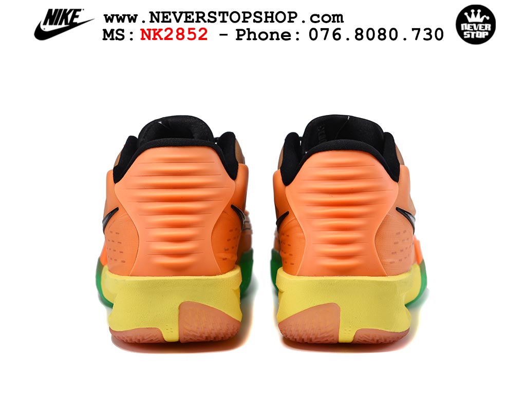 Giày bóng rổ cổ thấp Nike Zoom GT Cut 3 Turbo Cam Xanh Lá Vàng chuyên indoor outdoor replica 1:1 real chính hãng giá rẻ tốt nhất tại NeverStop Sneaker Shop Hồ Chí Minh