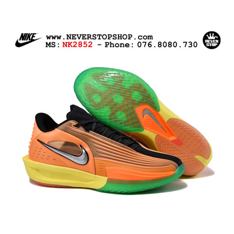 Nike Zoom GT Cut 3 Turbo Orange Green Yellow
