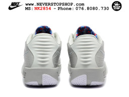 Giày bóng rổ cổ thấp Nike Zoom GT Cut 3 Turbo Trắng Xám chuyên indoor outdoor replica 1:1 real chính hãng giá rẻ tốt nhất tại NeverStop Sneaker Shop Hồ Chí Minh