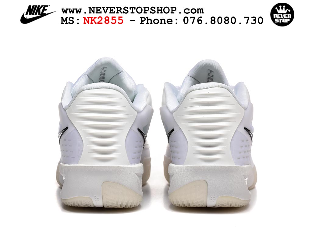 Giày bóng rổ cổ thấp Nike Zoom GT Cut 3 Turbo Trắng Xám chuyên indoor outdoor replica 1:1 real chính hãng giá rẻ tốt nhất tại NeverStop Sneaker Shop Hồ Chí Minh