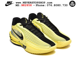 Giày bóng rổ cổ thấp Nike Zoom GT Cut 3 Turbo Vàng Đen chuyên indoor outdoor replica 1:1 real chính hãng giá rẻ tốt nhất tại NeverStop Sneaker Shop Hồ Chí Minh