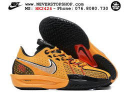 Giày bóng rổ cổ thấp Nike Zoom GT Cut 3 Vàng Đen chuyên indoor outdoor replica 1:1 real chính hãng giá rẻ tốt nhất tại NeverStop Sneaker Shop Hồ Chí Minh