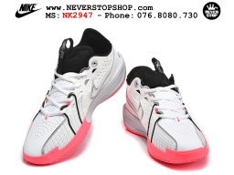 Giày bóng rổ outdoor Nike Zoom GT Cut 3 Trắng Hồng nhẹ êm cổ thấp đế chống mòn bám sân giá tốt tại NeverStop Basketball Sneaker Shop Giày bóng rổ cổ thấp Nike Zoom GT Cut 3 Trắng Hồng chuyên indoor outdoor replica 1:1 real chính hãng giá rẻ tốt nhất tại NeverStop Sneaker Shop Hồ Chí Minh