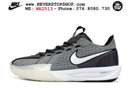 Giày bóng rổ cổ thấp Nike Zoom GT Cut 3 Xám Trắng chuyên indoor outdoor replica 1:1 real chính hãng giá rẻ tốt nhất tại NeverStop Sneaker Shop Hồ Chí Minh