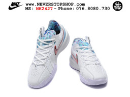 Giày bóng rổ cổ thấp Nike Zoom GT Cut 3 Trắng Đỏ chuyên indoor outdoor replica 1:1 real chính hãng giá rẻ tốt nhất tại NeverStop Sneaker Shop Hồ Chí Minh