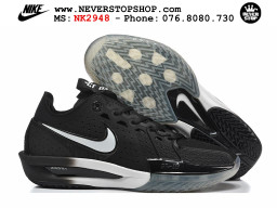Giày bóng rổ outdoor Nike Zoom GT Cut 3 Đen Trắng nhẹ êm cổ thấp đế chống mòn bám sân giá tốt tại NeverStop Basketball Sneaker Shop Giày bóng rổ cổ thấp Nike Zoom GT Cut 3 Đen Trắng chuyên indoor outdoor replica 1:1 real chính hãng giá rẻ tốt nhất tại NeverStop Sneaker Shop Hồ Chí Minh