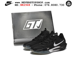Giày bóng rổ outdoor Nike Zoom GT Cut 3 Đen Trắng nhẹ êm cổ thấp đế chống mòn bám sân giá tốt tại NeverStop Basketball Sneaker Shop Giày bóng rổ cổ thấp Nike Zoom GT Cut 3 Đen Trắng chuyên indoor outdoor replica 1:1 real chính hãng giá rẻ tốt nhất tại NeverStop Sneaker Shop Hồ Chí Minh