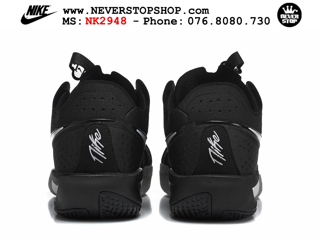 Giày bóng rổ outdoor Nike Zoom GT Cut 3 Đen Trắng nhẹ êm cổ thấp đế chống mòn bám sân giá tốt tại NeverStop Basketball Sneaker Shop Giày bóng rổ cổ thấp Nike Zoom GT Cut 3 Đen Trắng chuyên indoor outdoor replica 1:1 real chính hãng giá rẻ tốt nhất tại NeverStop Sneaker Shop Hồ Chí Minh