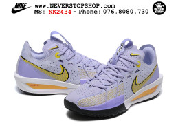 Giày bóng rổ cổ thấp Nike Zoom GT Cut 3 Tím Vàng chuyên indoor outdoor replica 1:1 real chính hãng giá rẻ tốt nhất tại NeverStop Sneaker Shop Hồ Chí Minh