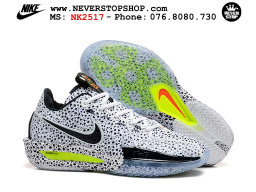 Giày bóng rổ cổ thấp Nike Zoom GT Cut 3 Trắng Đen chuyên indoor outdoor replica 1:1 real chính hãng giá rẻ tốt nhất tại NeverStop Sneaker Shop Hồ Chí Minh