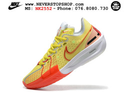 Giày bóng rổ cổ thấp Nike Zoom GT Cut 3 Hồng Vàng chuyên indoor outdoor replica 1:1 real chính hãng giá rẻ tốt nhất tại NeverStop Sneaker Shop Hồ Chí Minh