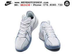 Giày bóng rổ cổ thấp Nike Zoom GT Cut 3 Trắng Xanh Dương chuyên indoor outdoor replica 1:1 real chính hãng giá rẻ tốt nhất tại NeverStop Sneaker Shop Hồ Chí Minh