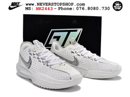 Giày bóng rổ cổ thấp Nike Zoom GT Cut 3 Trắng Xám chuyên indoor outdoor replica 1:1 real chính hãng giá rẻ tốt nhất tại NeverStop Sneaker Shop Hồ Chí Minh